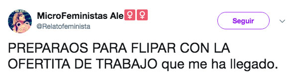 Oferta de trabajo que ''implica relaciones esporádicas con el director de la empresa''